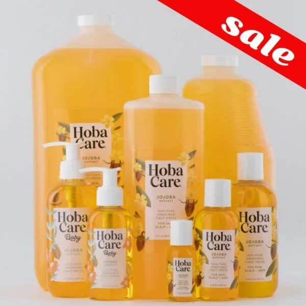 HobaCare Organic Jojoba Oil | 100% Pure Organic Jojoba Oil