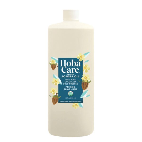 HobaCare Clear Organic Jojoba Oil - 32 fl oz