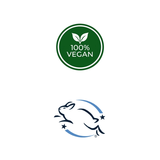 clear logo vegan