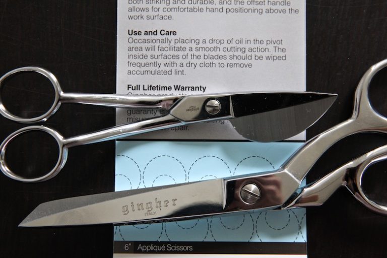Lubricating gingher shears with jojoba