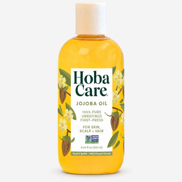 hobacare 8oz Jojoba oil bottle