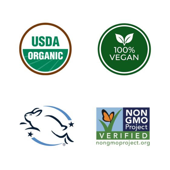 organic jojoba oil vegan logos