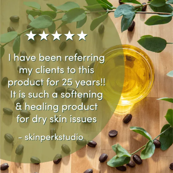 jojoba oil for healing and softening skin