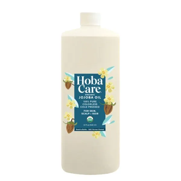 HobaCare Clear Organic Jojoba Oil - 32 fl oz