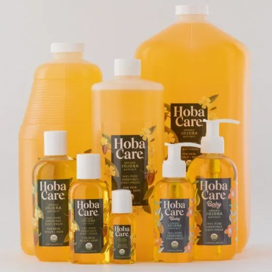 Organic HobaCare Jojoba family square