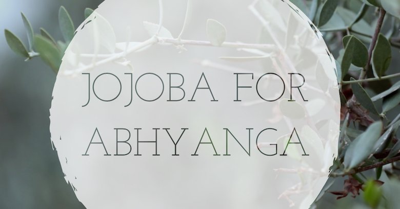 Jojoba for Abhyanga (Ayurvedic Self Massage)