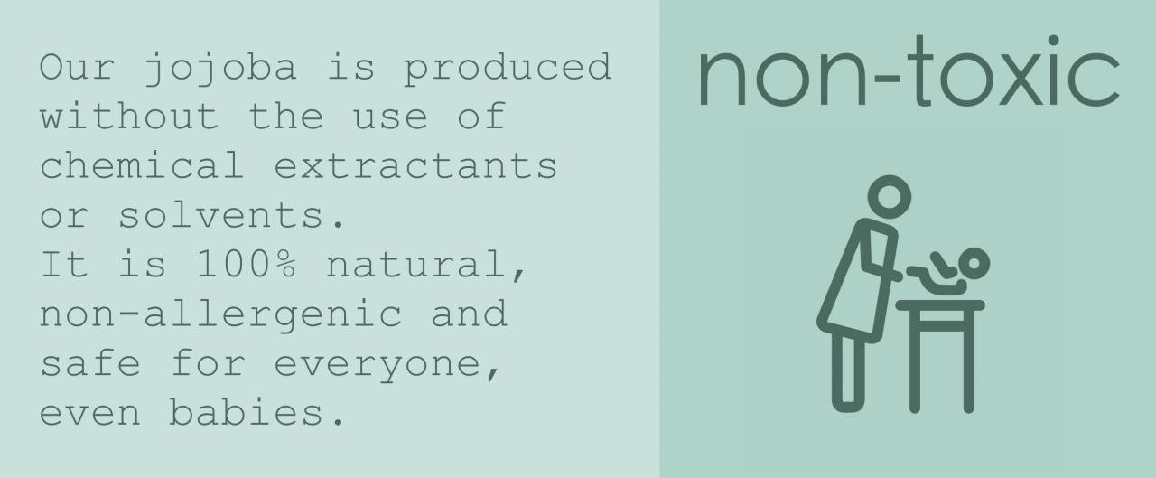 non-toxic jojoba