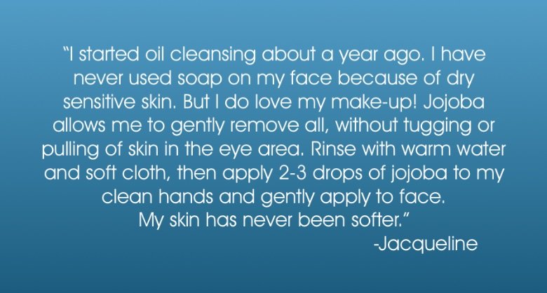 using jojoba for oil cleansing