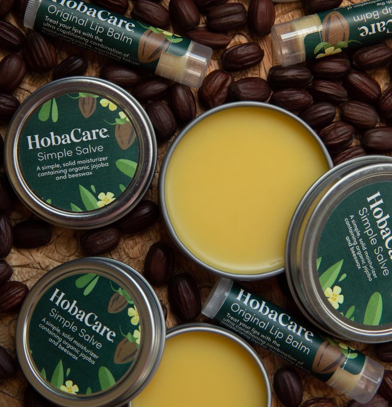 HobaCare Simple Salve and HobaCare Lip Balm
