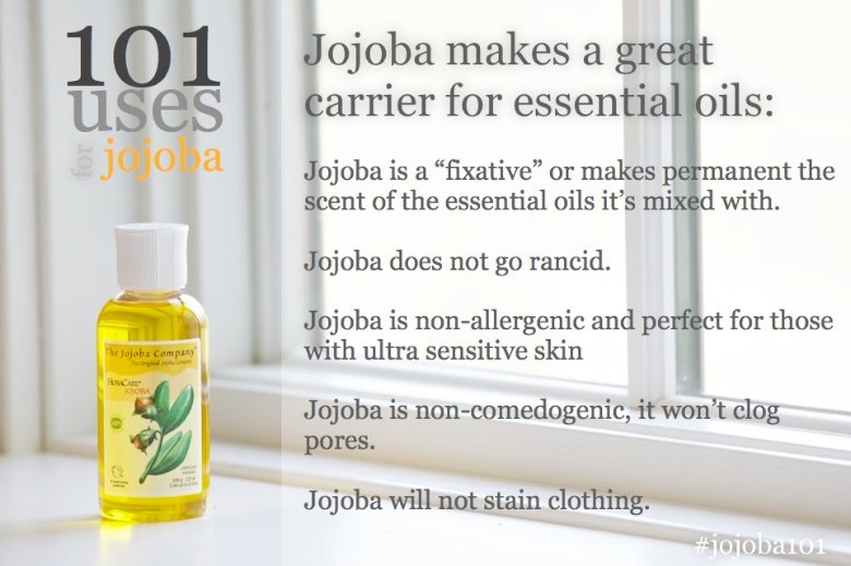 jojoba is a great carrier for essential oils