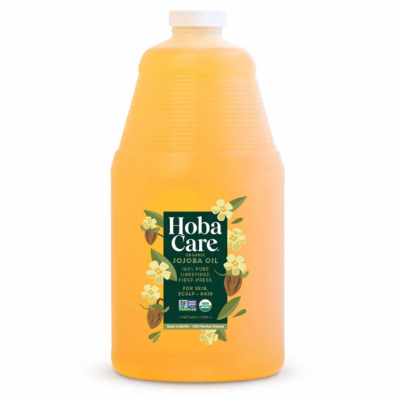 HobaCare Organic Jojoba Oil half gallon 64 oz