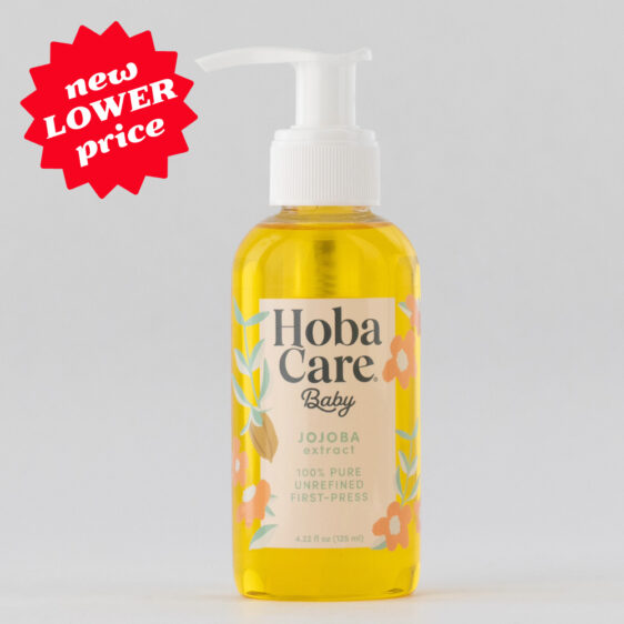 HobaCare Baby Jojoba Oil - 4.22 fl oz Pump