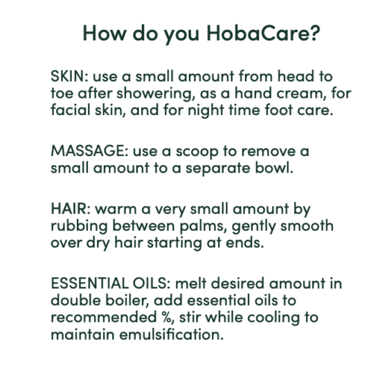 HobaCare Jojoba Squalene - 8 oz - Image 3